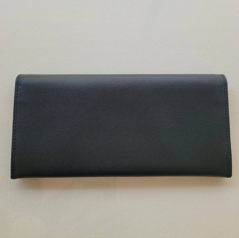 Dunhill Black Long Bifold Wallet